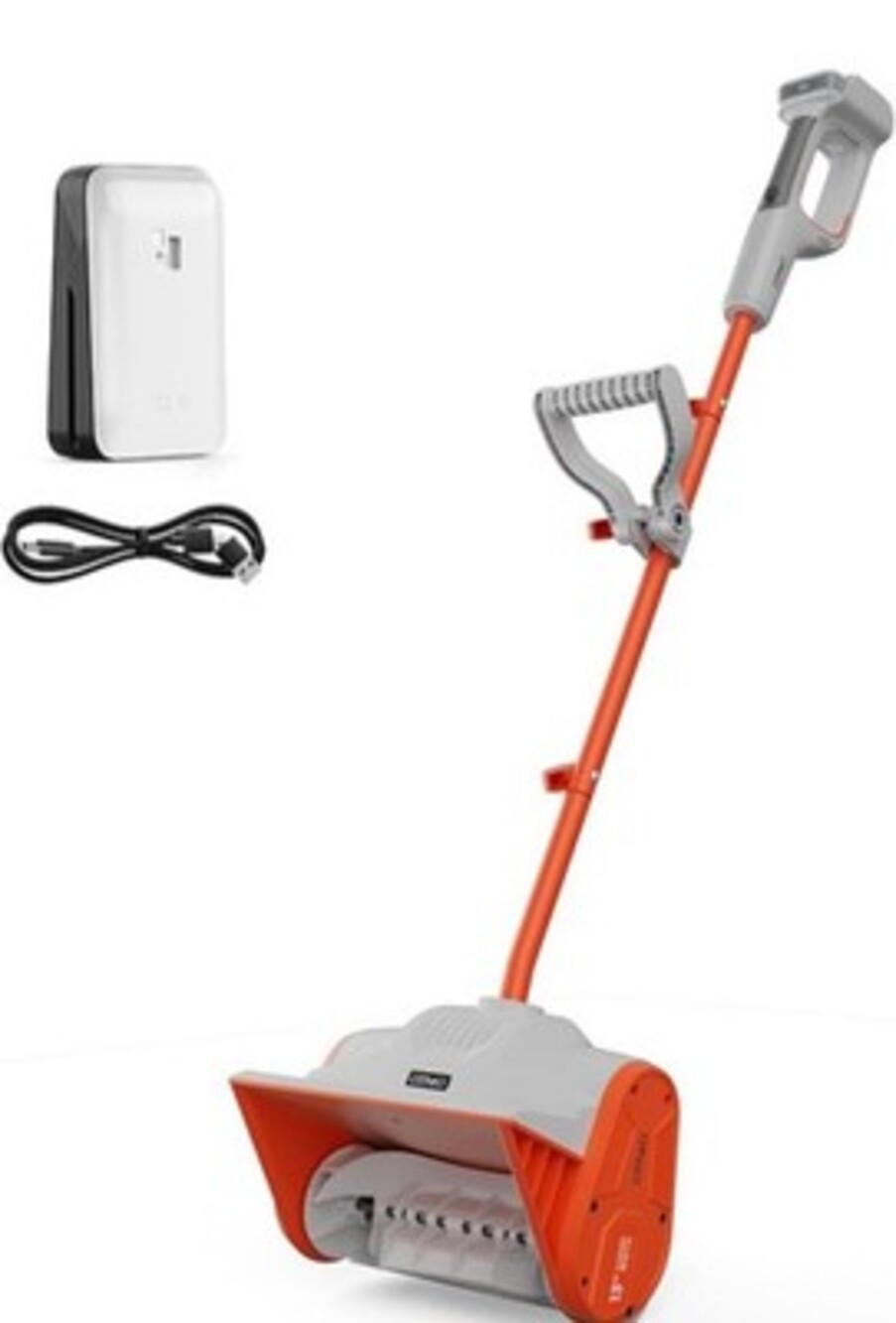 Litheli 20V Cordless Snow Shovel 13in Brushless Snow Blower 4.0Ah Battery Charge